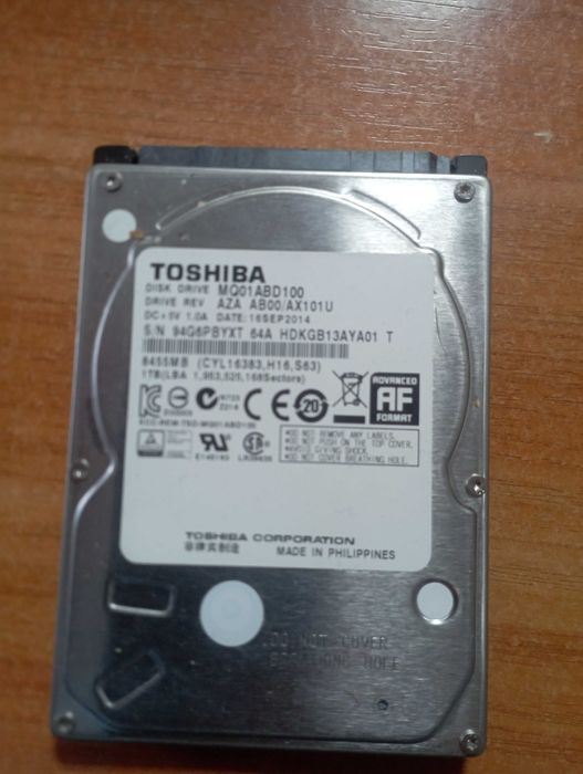 Жесткий диск Toshiba 1TB
