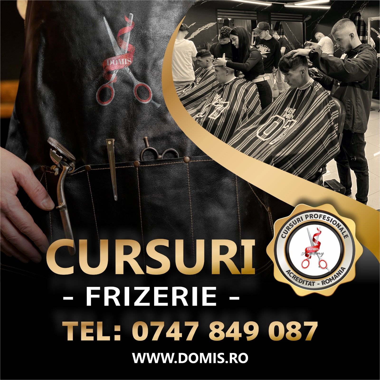 Curs Frizerie Domis Academy