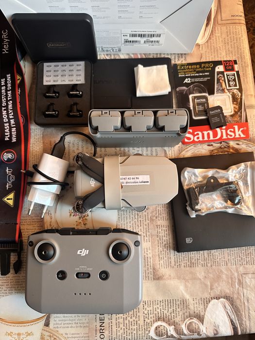 Drona dji mini2 fly more combo filmare 4k