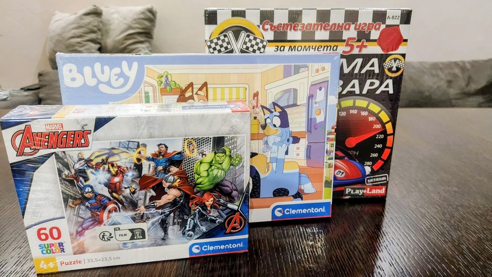 Пъзели и настолна игра