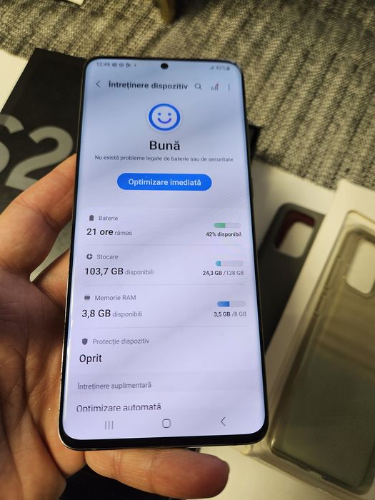 Samsung S20 plus Cosmic Gray, 4G, 8GB Ram, 128 GB Dual sim