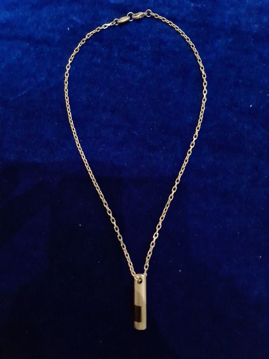 N lant colier argint 925 masiv Franța,pandantiv cu par cal,poansonat