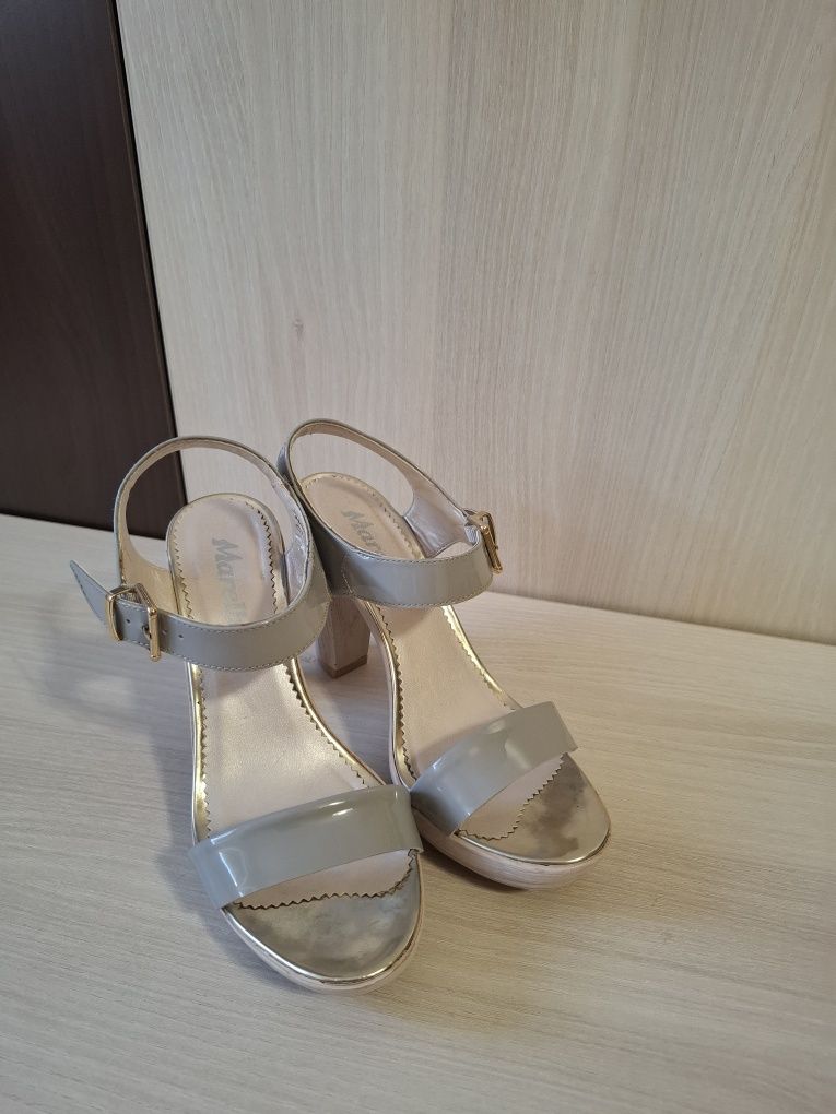 Sandale dama Marelbo, piele naturala, transport gratuit