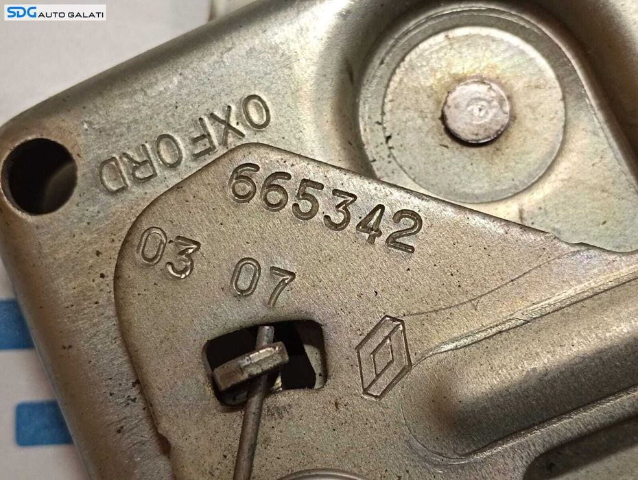 Incuietoare Broasca pentru Capota Renault Clio 3 2005 - 2014 Cod 665342 [M6742]