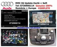 Harti 2023 AUDI MMI 3G HDD + Basic DVD SD Romania A4/A5/A6/A7/A8/Q5/Q7