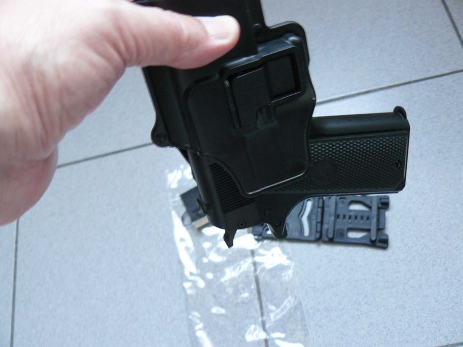 Toc Pistol COLT 1911 Curea PRIMAL GEAR Din Polymer,Nou,Negru,Cu Blocaj