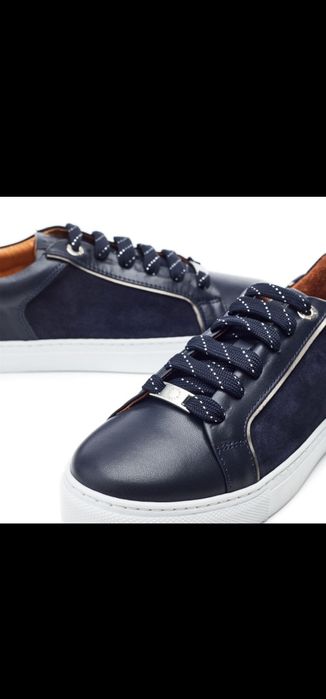 Adidasi Moda in Pelle Ales albastri,39