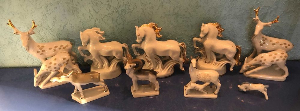 Фарфор Посуда Статуэтки