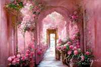 Fundal foto Pink Garden