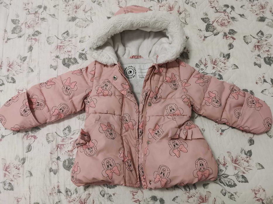 Зимно яке за момиче 9-12 месеца