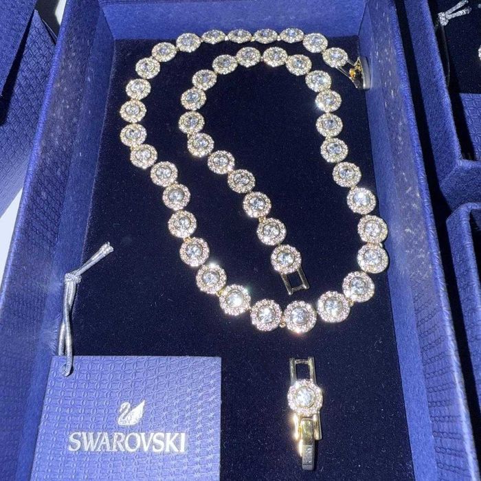 Set Swarovski Angelic Argintiu - Colier/Bratara/Cercei