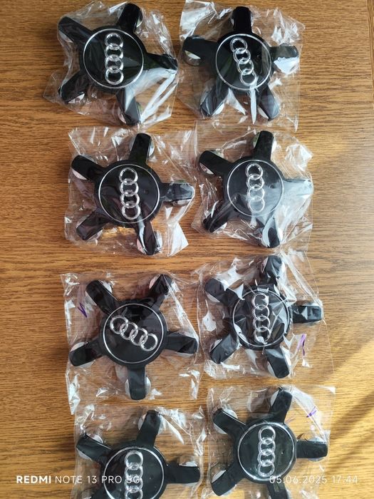 Capace centrale pentru jante de aliaj Audi 4 buc