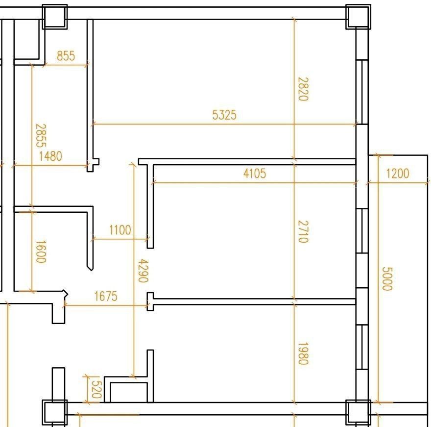 Нов/ка 2 комнатная 53м2 , ор.м.Шахристан.