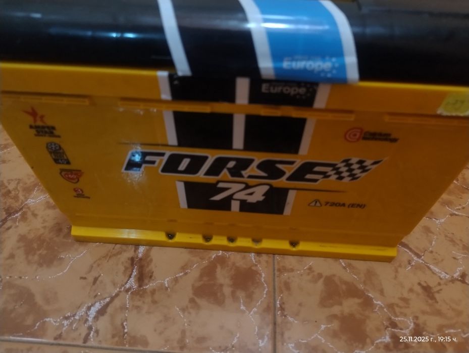 Акумулатор 74Ан на 1г.отличен