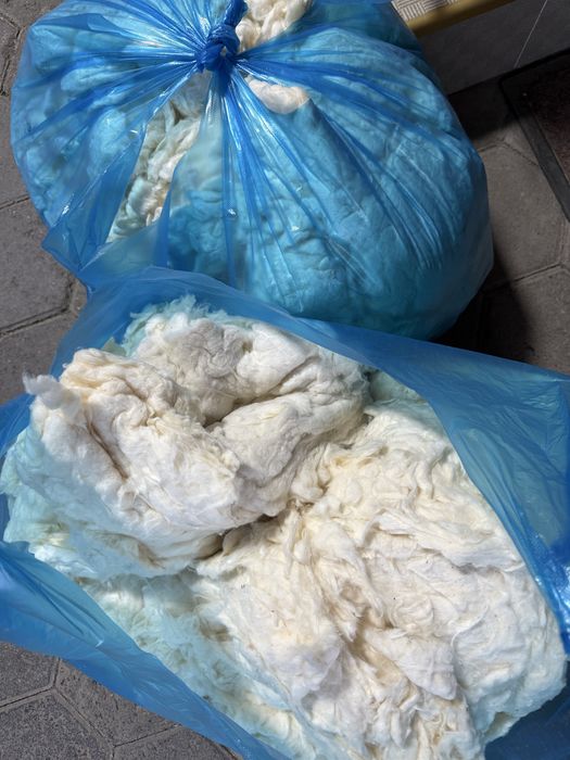 Вата чистая для подушек, корпешек