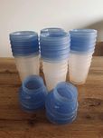 Контейнери за кърма Philips Avent - 20 бр. + 4 бр. адаптора