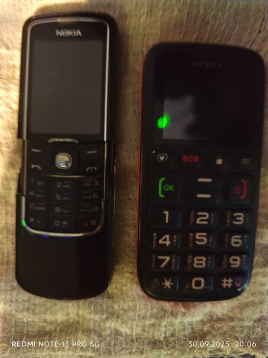 Продам б/у телефон Nokia и TeXet