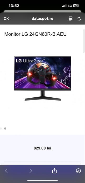 Monitor gaming LG Ultragear