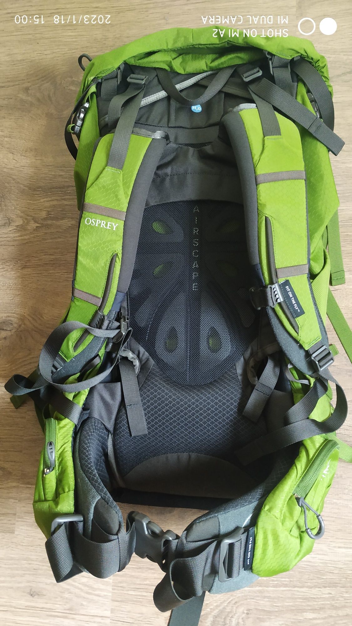 Osprey Aether 55 Garlic Mustard Green