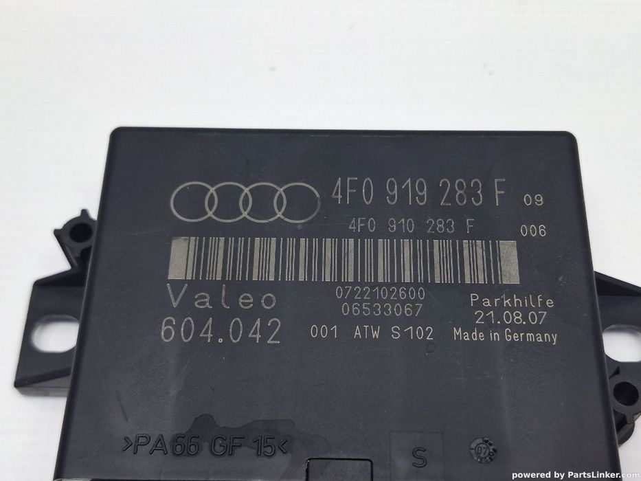 Modul senzori de parcare AUDI A6 III Avant (4F5, C6) [ 2005 - 2011 ] TDI (BLB, BRE) 103KW|140HP OEM 4F0919283F