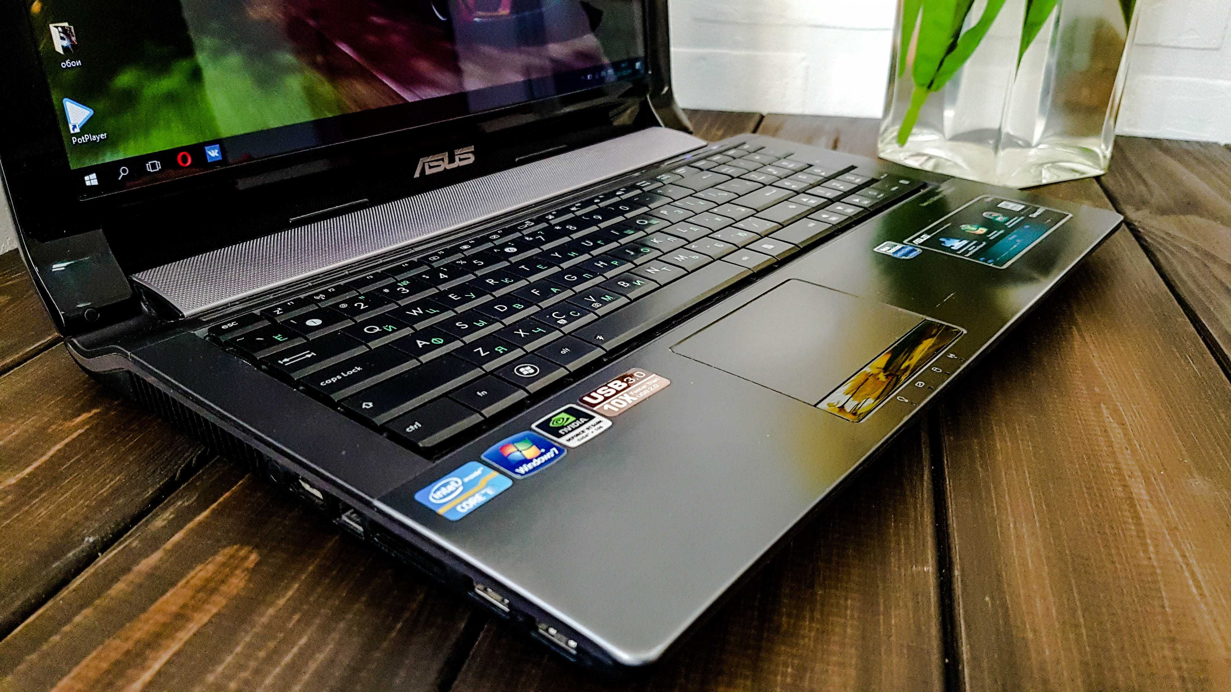 Ноутбук Asus N55. Core i7. HDD+SDD. ОЗУ 8GB. Рассрочка 0-0-12