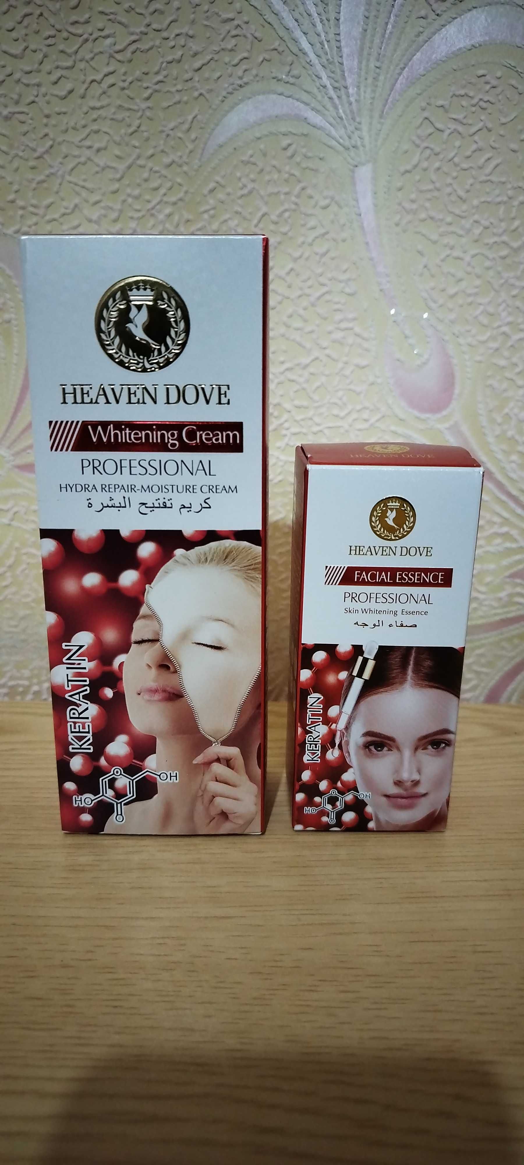 Комплект избелващи крем + серум Heaven Dove Professional