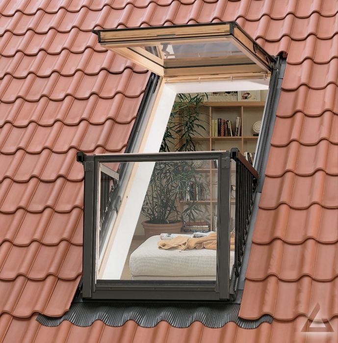 Velux Cabrio Fereastra Mansarda Balcon GDL SK19 114 cm x 252 cm 3066P2