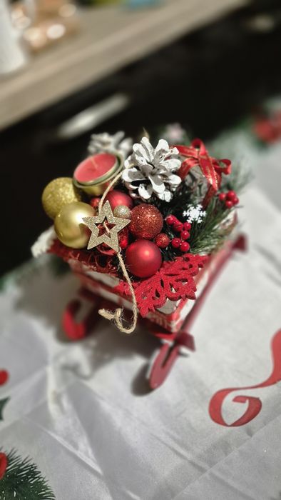 Коледни декорации, коледна шейна