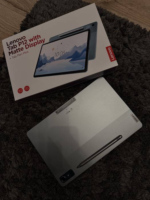 Lenovo Tab P12 with Matte Display + Tab Pen Plus