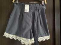 Pantaloni scurți cu dantelă H&M