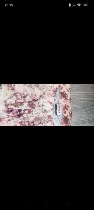 Set de pijama,100% bumbac, roz pudra trandafiru, mărime 36-38, nou