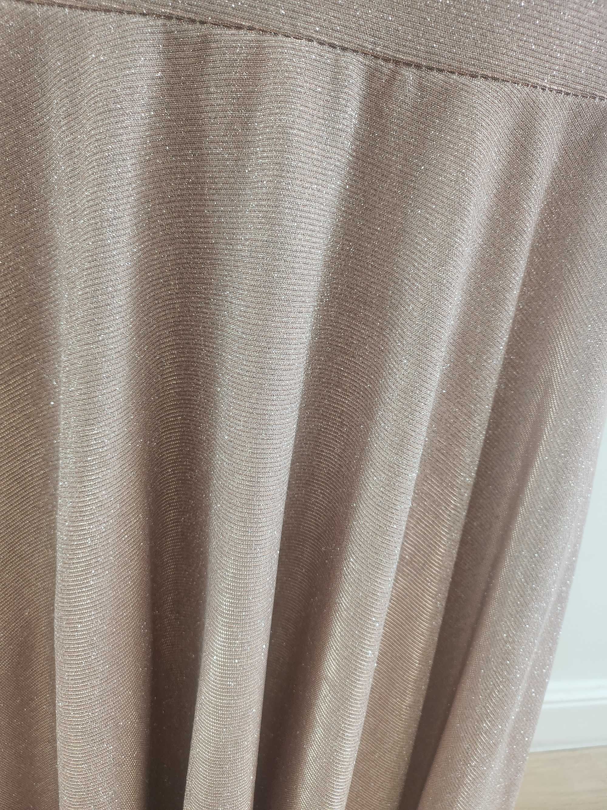 Рокля rose gold лято къса с деколте розова