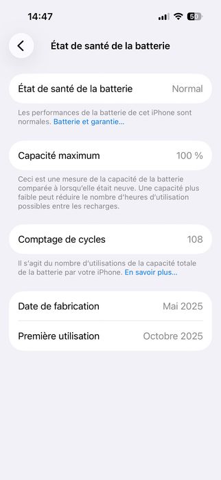 Iphone 16 très bon état
