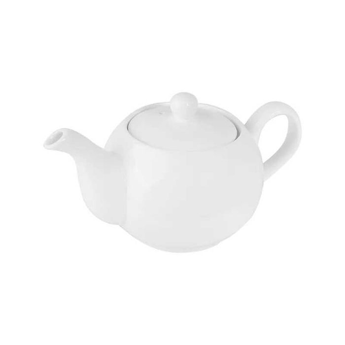 Белый фарфоровый чайник 800 мл — новый