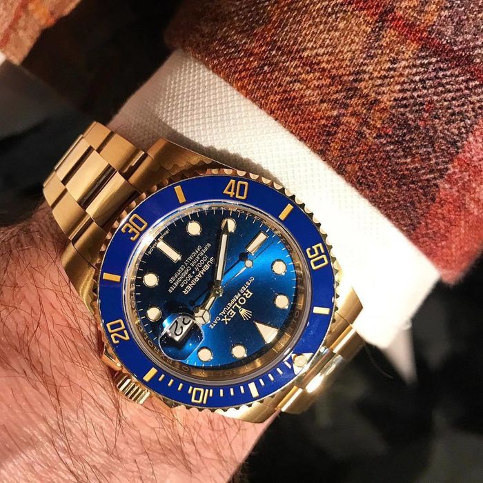 rolex submariner blue dial