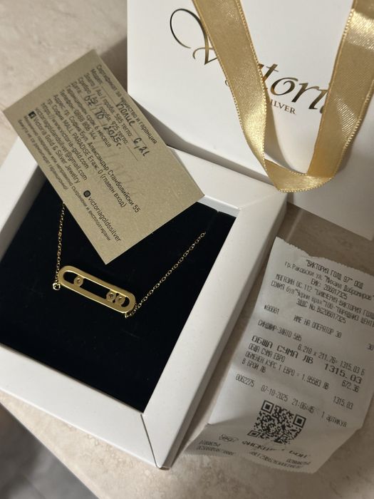 Златно колие Victoria gold, Messika гердан