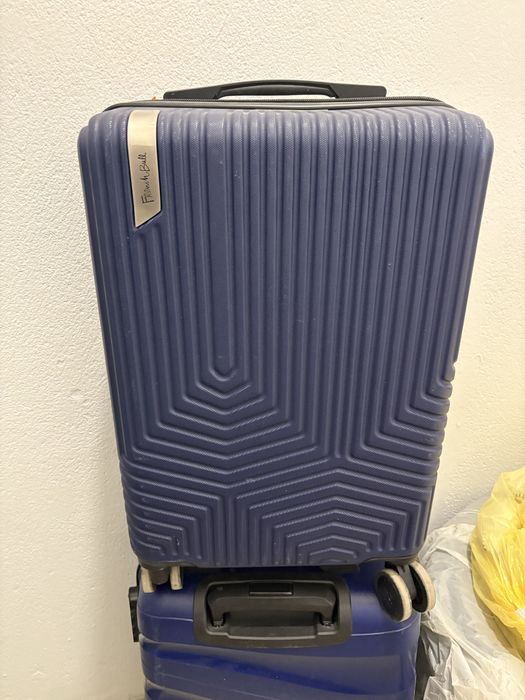 Troler FrenchBull, troller albastru, valiza voaiaj geamantan Bleu