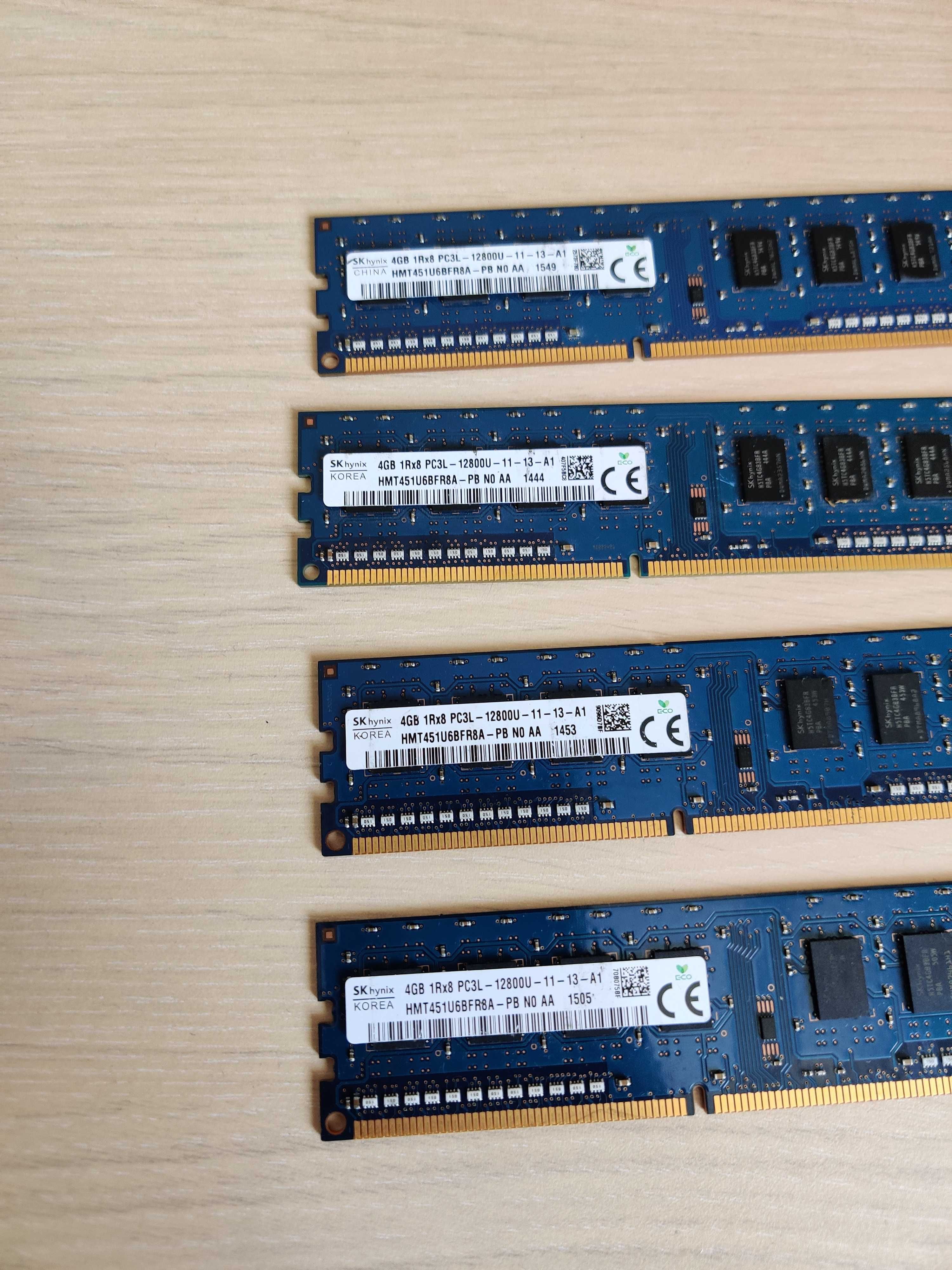 16GB DDR3 ( 4 x 4GB ) 12 Seturi