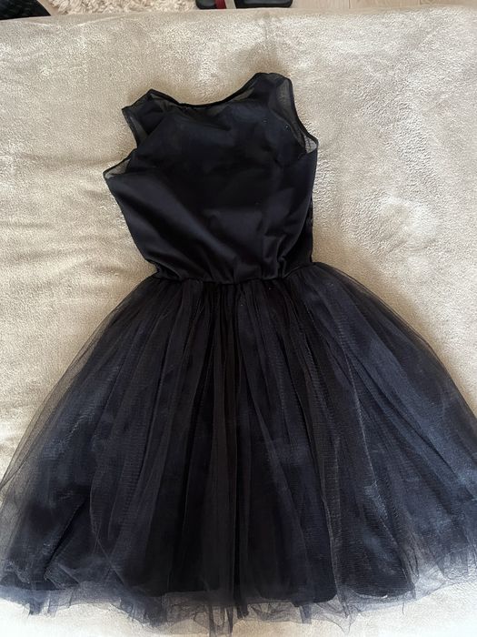 Rochie de ocazii cu tulle neagra
