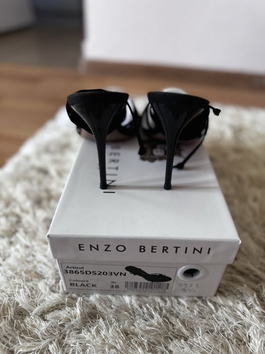 Sandale cu toc Enzo Bertini piele naturala