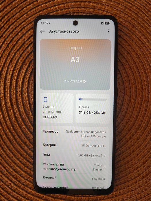 Oppo A3 || 256GB//8GB RAM