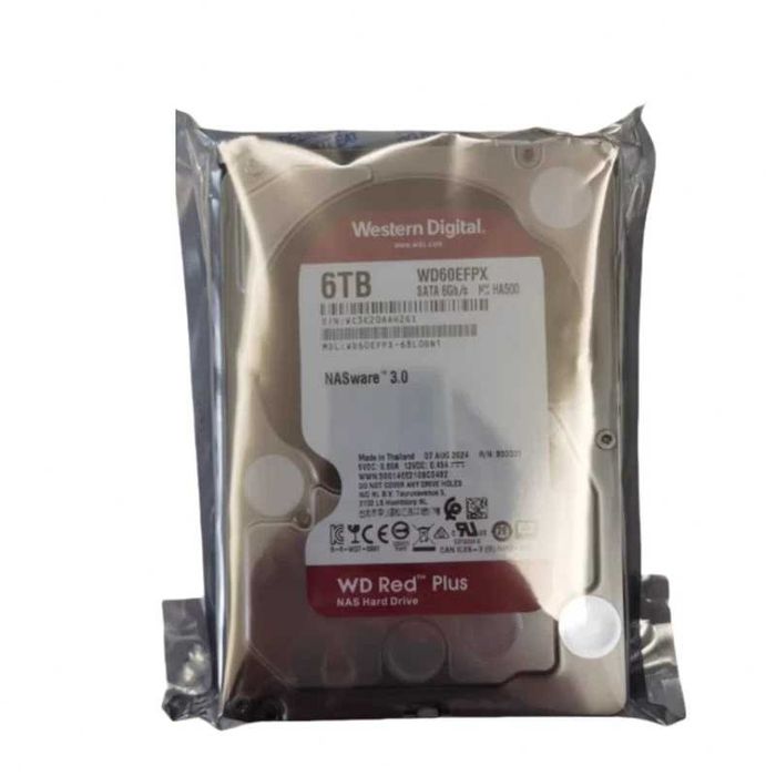 Hard disk WD Red Plus de 6TB , supraveghere , nas , dvr , nvr , sigila