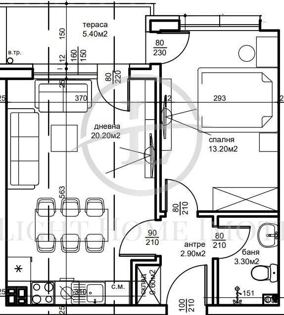 Продава се Двустаен апартамент в Пловдив, Беломорски - 60 кв.м за 1149 €/кв.м - Снимка #3