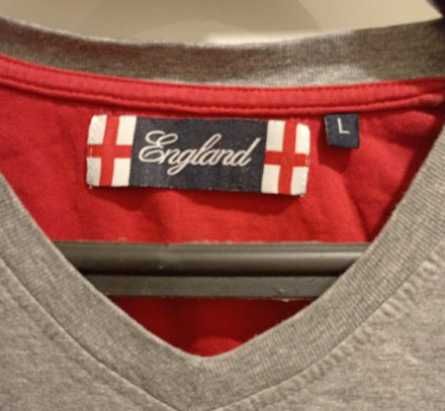 Уникална фенска футболна тениска на Англия