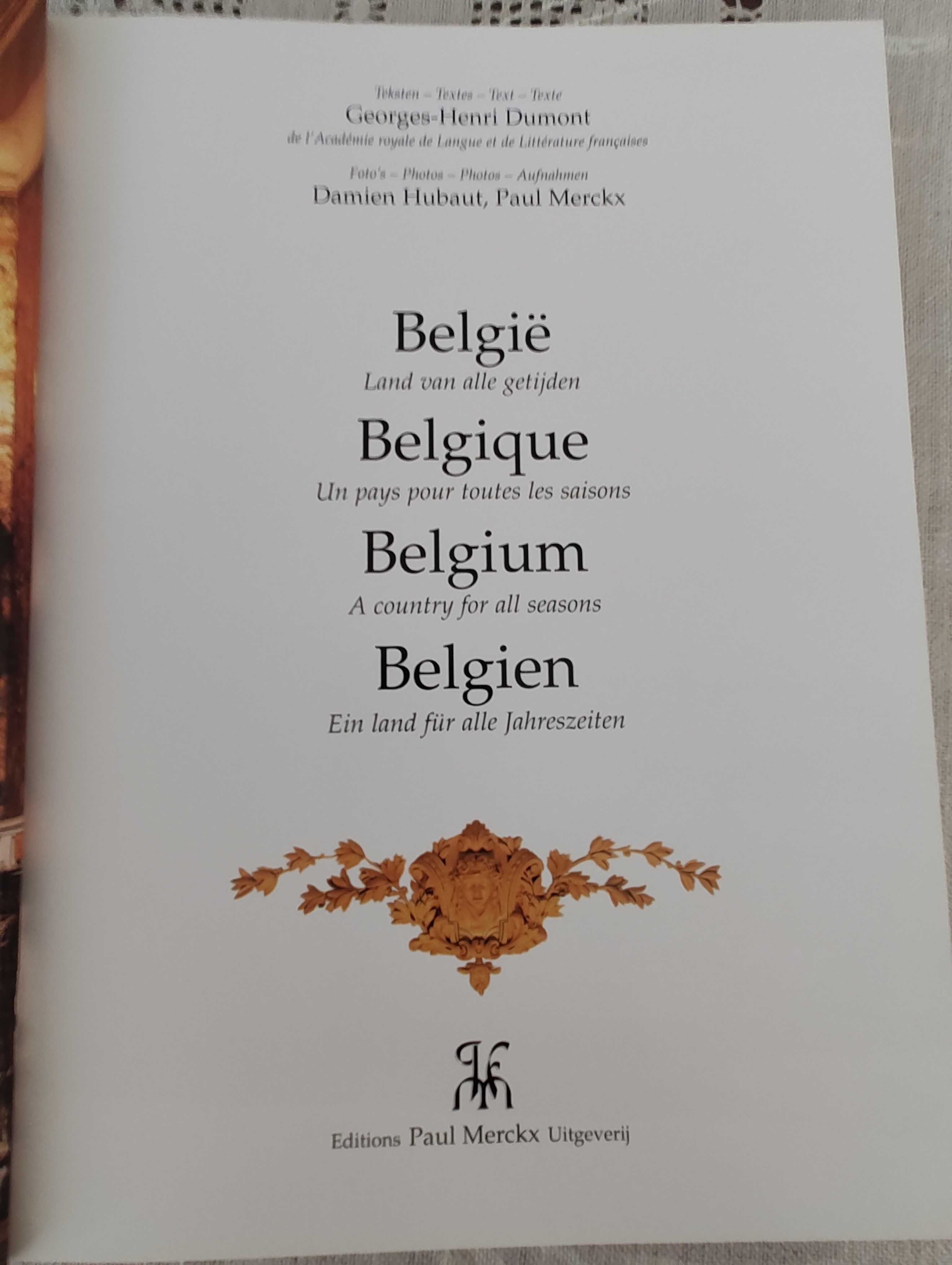 Богато илюстрирана книга: Belgique : un pays pour toutes les saisons