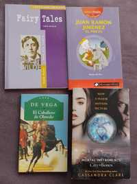 Книги - испански, английски, немски / руски език романи