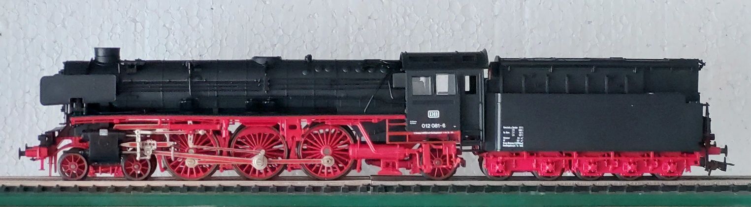 REDUS! Liliput BR 012, locomotiva cu aburi tren electric, H0, epoca 4,