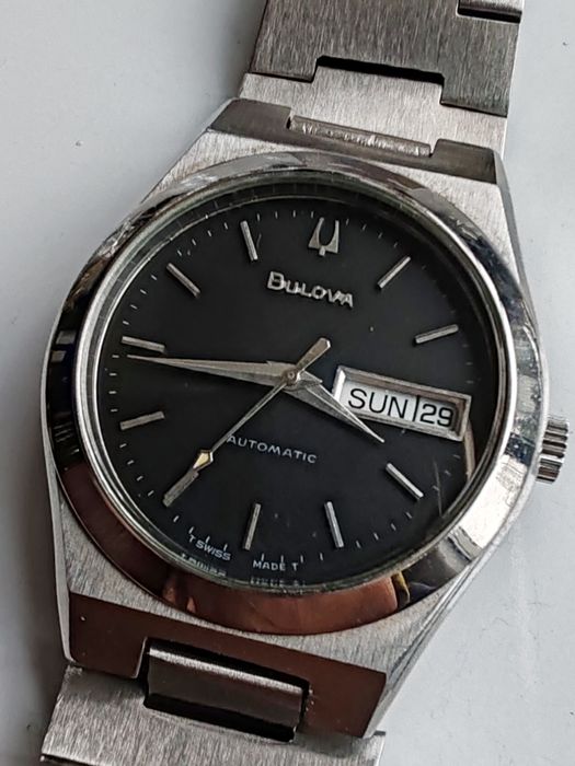 Ceas Bulova Day-Date Automatic 35,5 mm-Funcționează excelent!