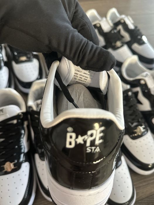 Bapesta Black White Star Calitate Premium