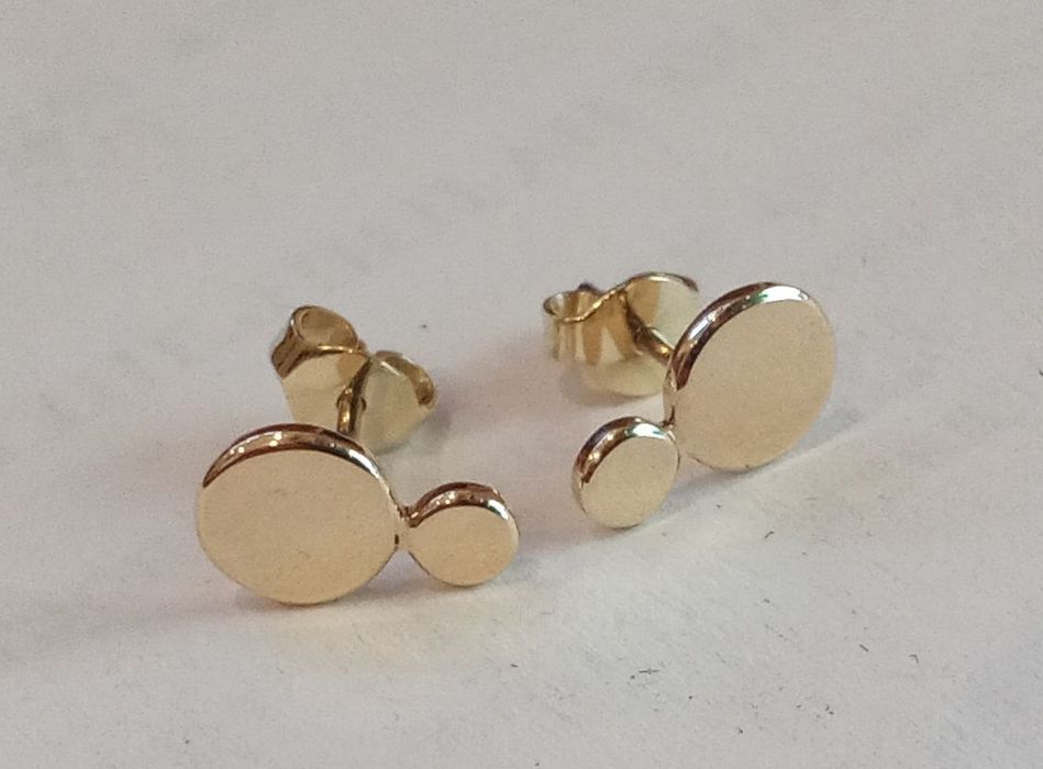 Златни обеци 14 карата.